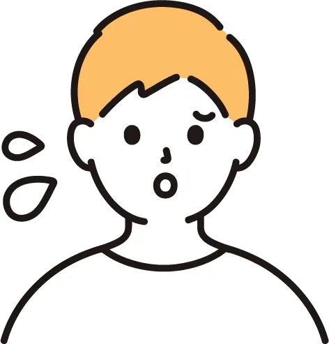 困っている男性